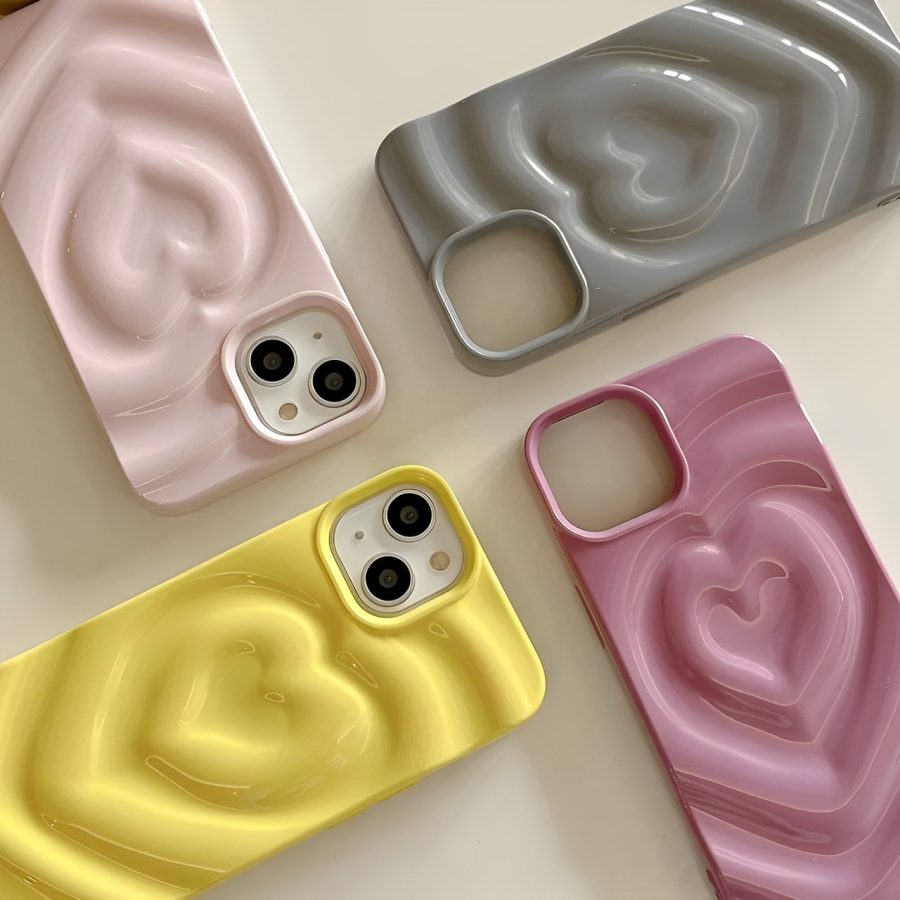 Glossy Heart Phone Cases