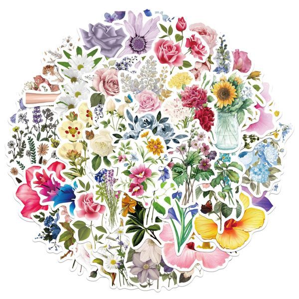 Floral Vinyl Stickers
