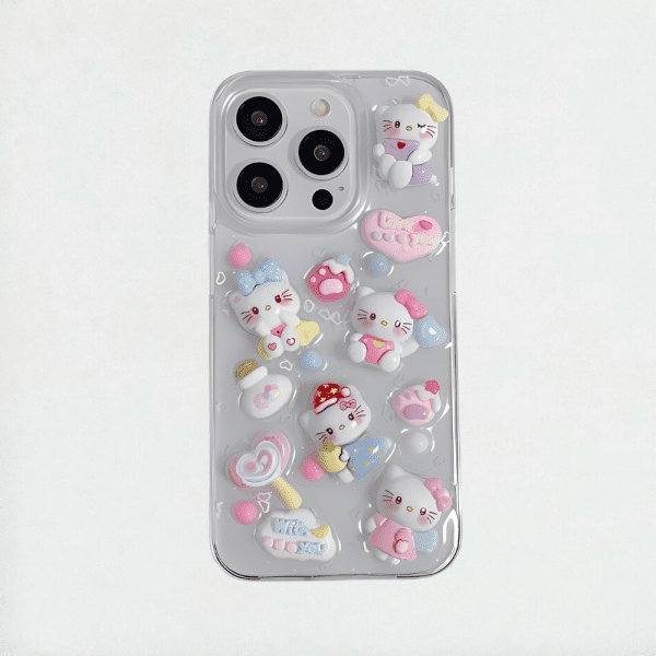 Hello Kitty & Lollipop iPhone 15 Pro Max Case