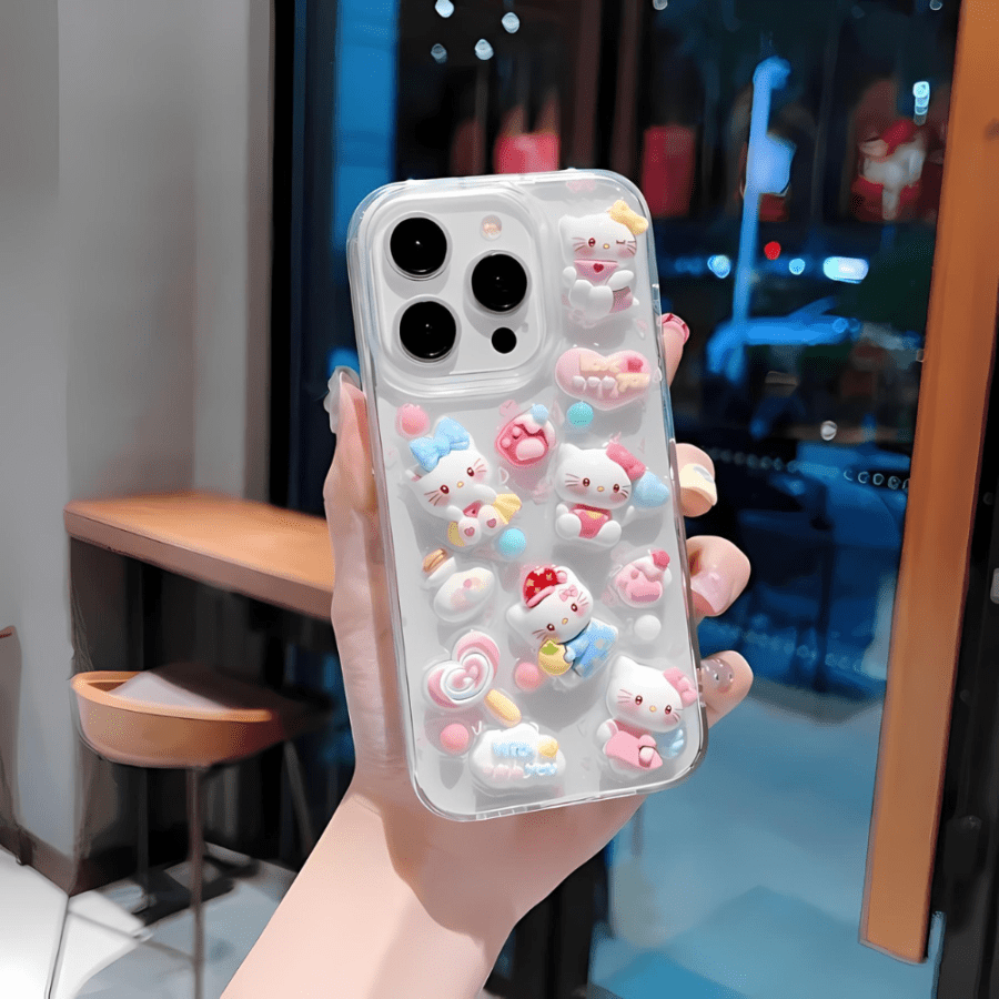 Hello Kitty & Lollipop iPhone 14 Pro Max Case