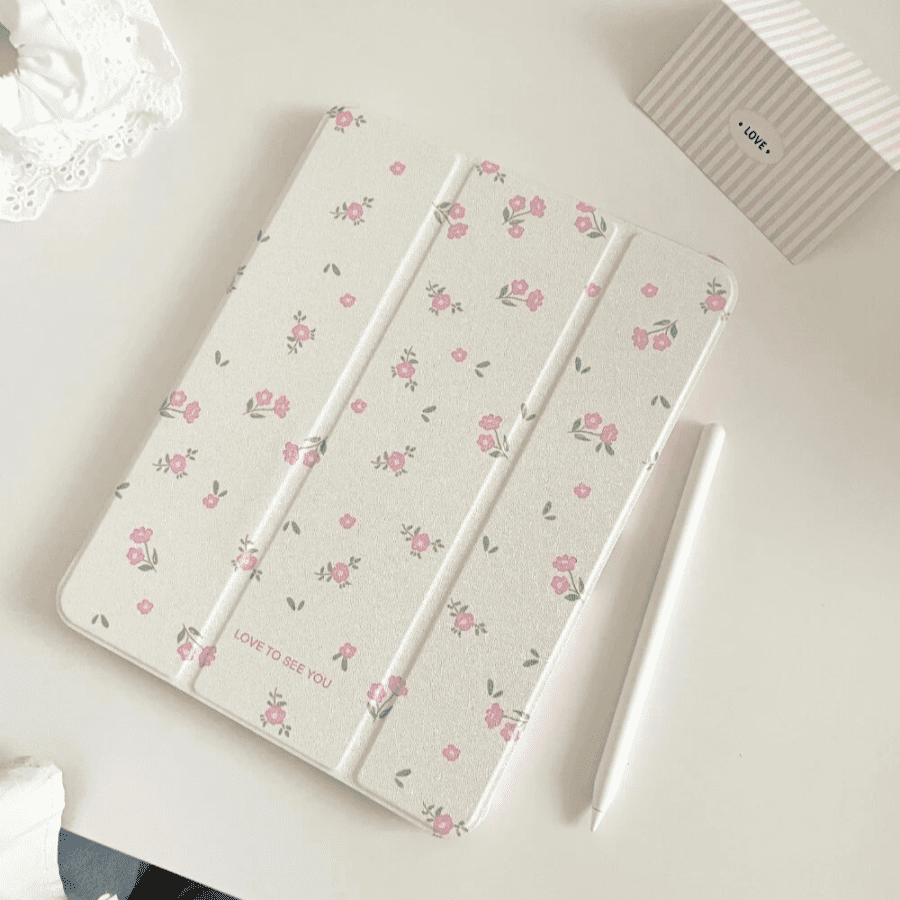 Pink Floral iPad Pro Case