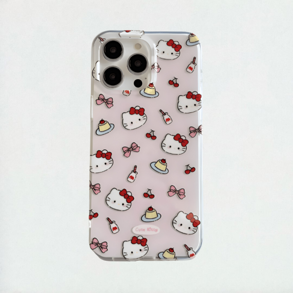 Hello Kitty & Cherries iPhone Case