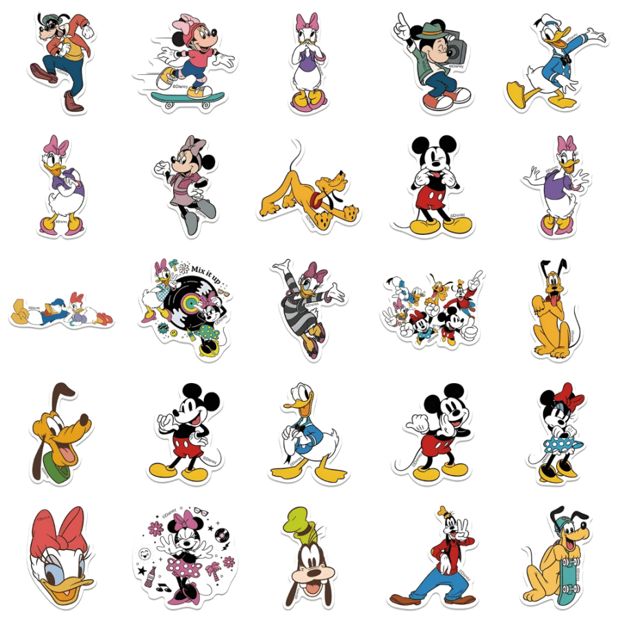 Mickey and Minnie Mouse Stickers