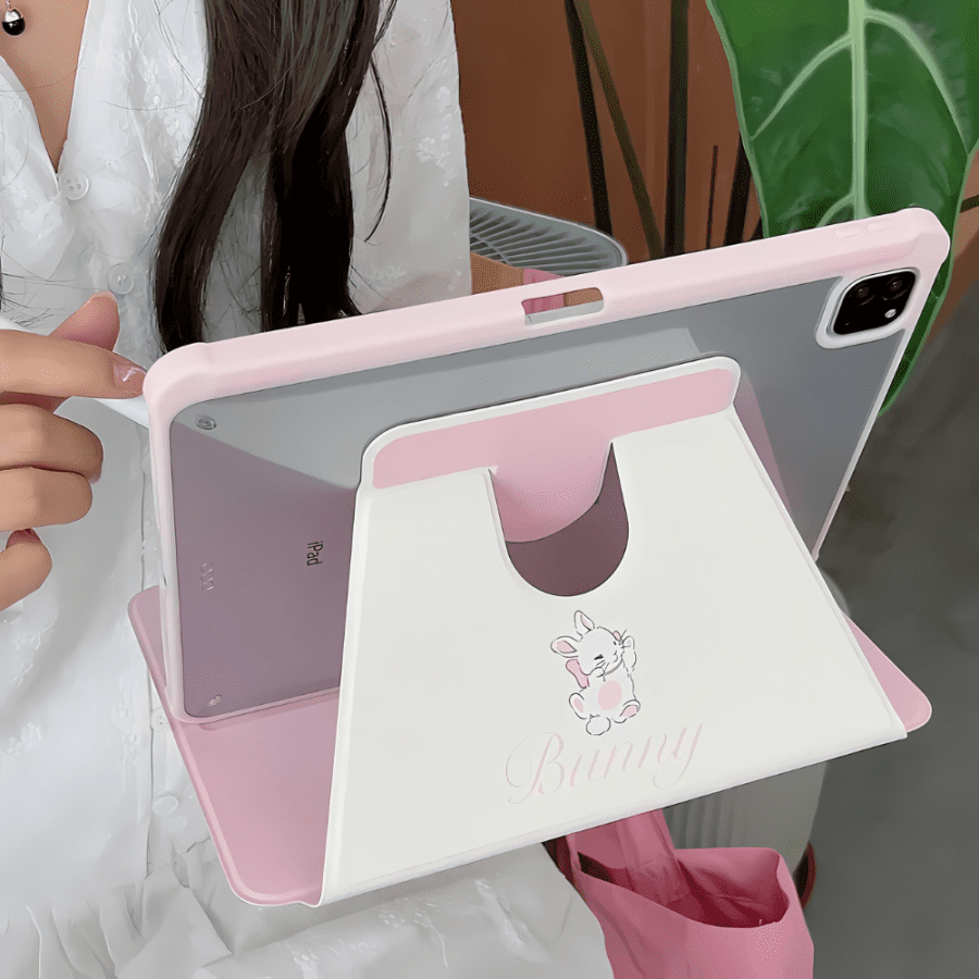 floral bunny ipad 10th generation cute case