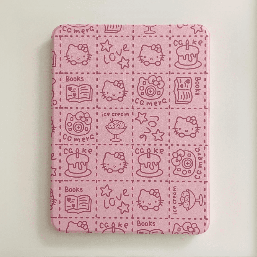 Pink Hello Kitty iPad 10th generation Case