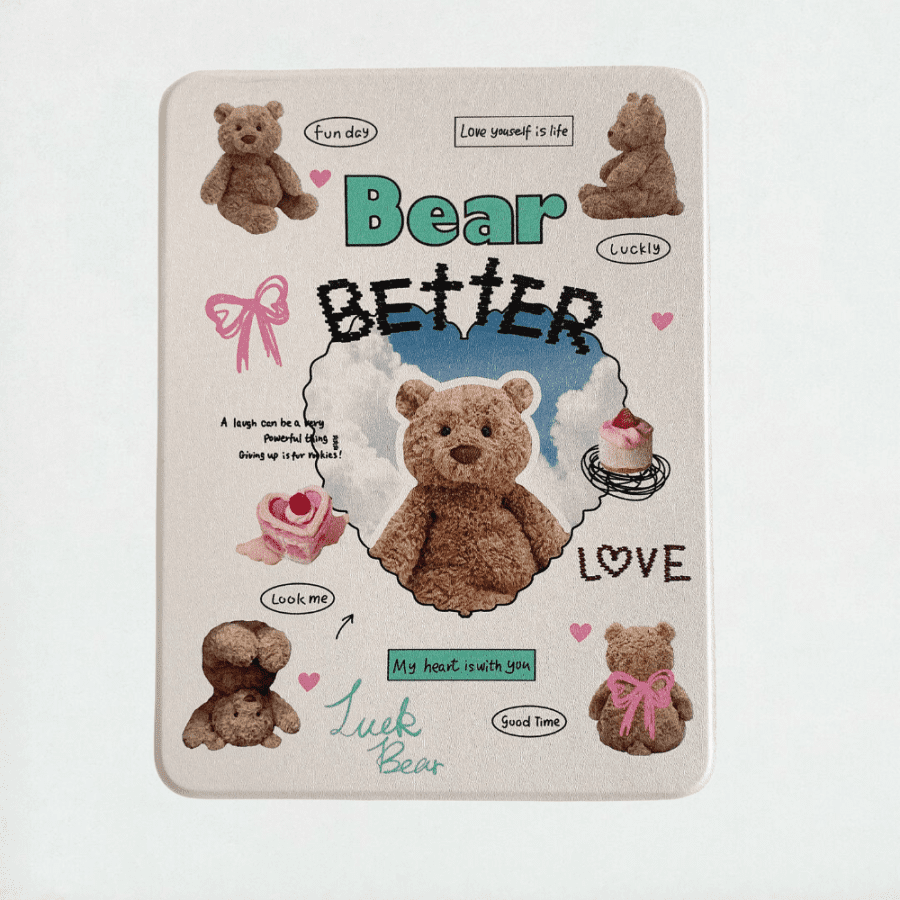 teddy bear iPad 10th generation case