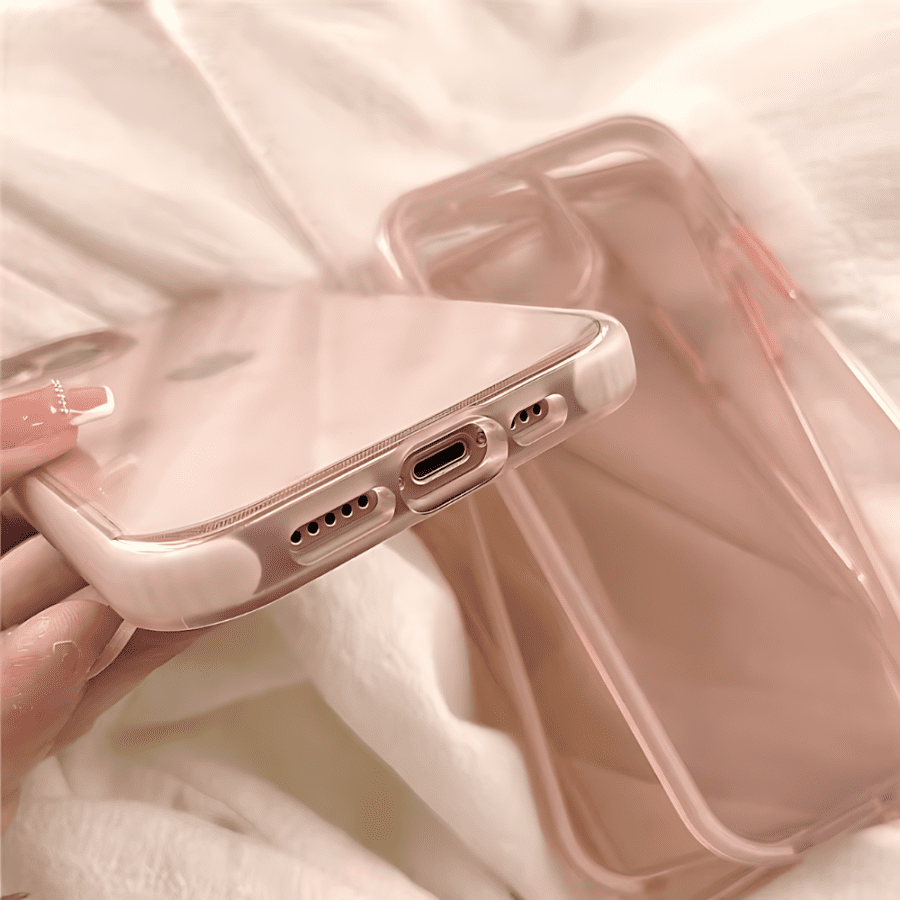 Soft Pink Protective iPhone Case