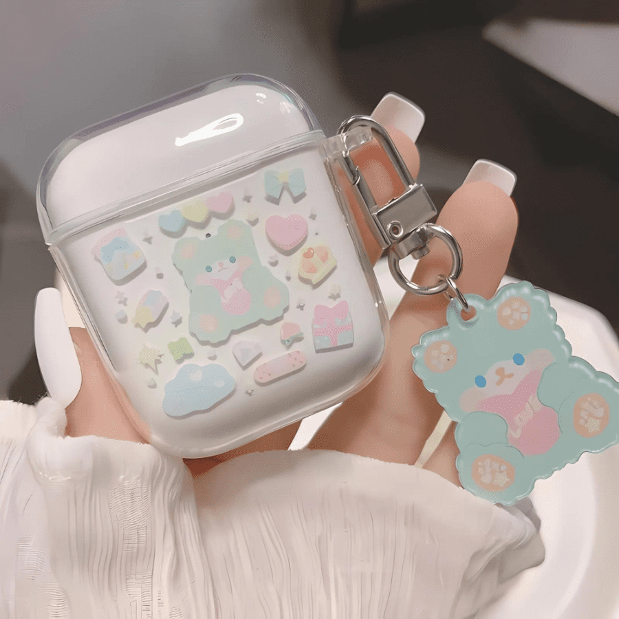 Clear Kawaii AirPod Case