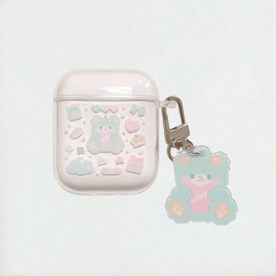 Clear Kawaii AirPods Case