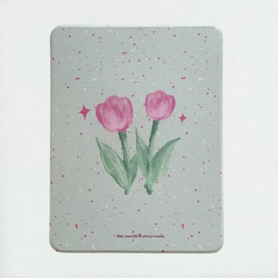 Pink Tulip Flower iPad 10th Generation Case