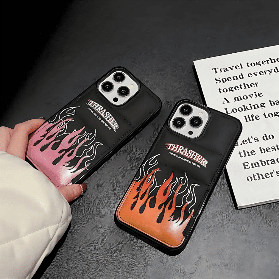 Flame Thrasher Puffer iPhone Cases