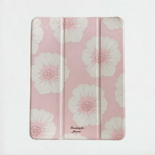 White Flowers iPad 10th Generation Case