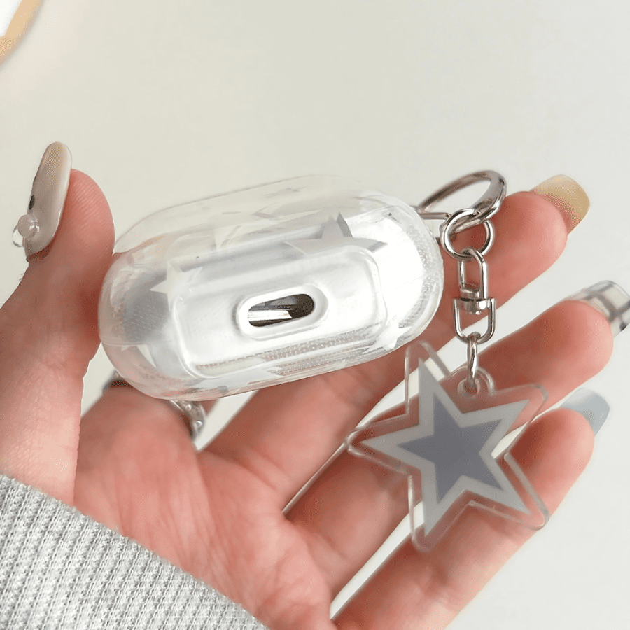 Clear Star AirPod Case