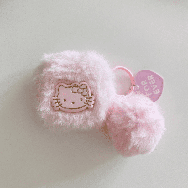 Hello Kitty Plush AirPods Case - Pink