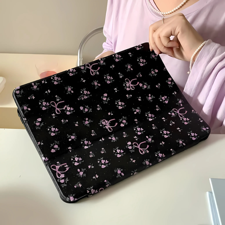 iPad 10th Generation Pink Bow Floral Case