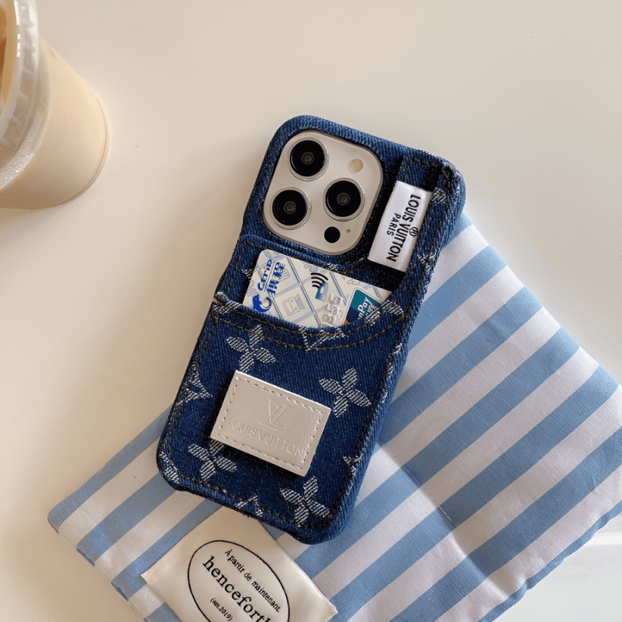 Louis Vuitton Denim Case - iPhone 15 Pro Max