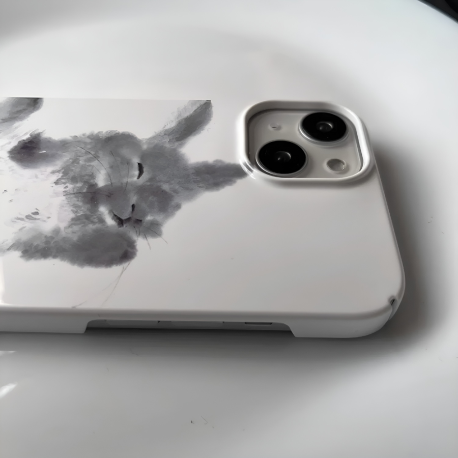 Bunny Illustration iPhone Case - iPhone 13