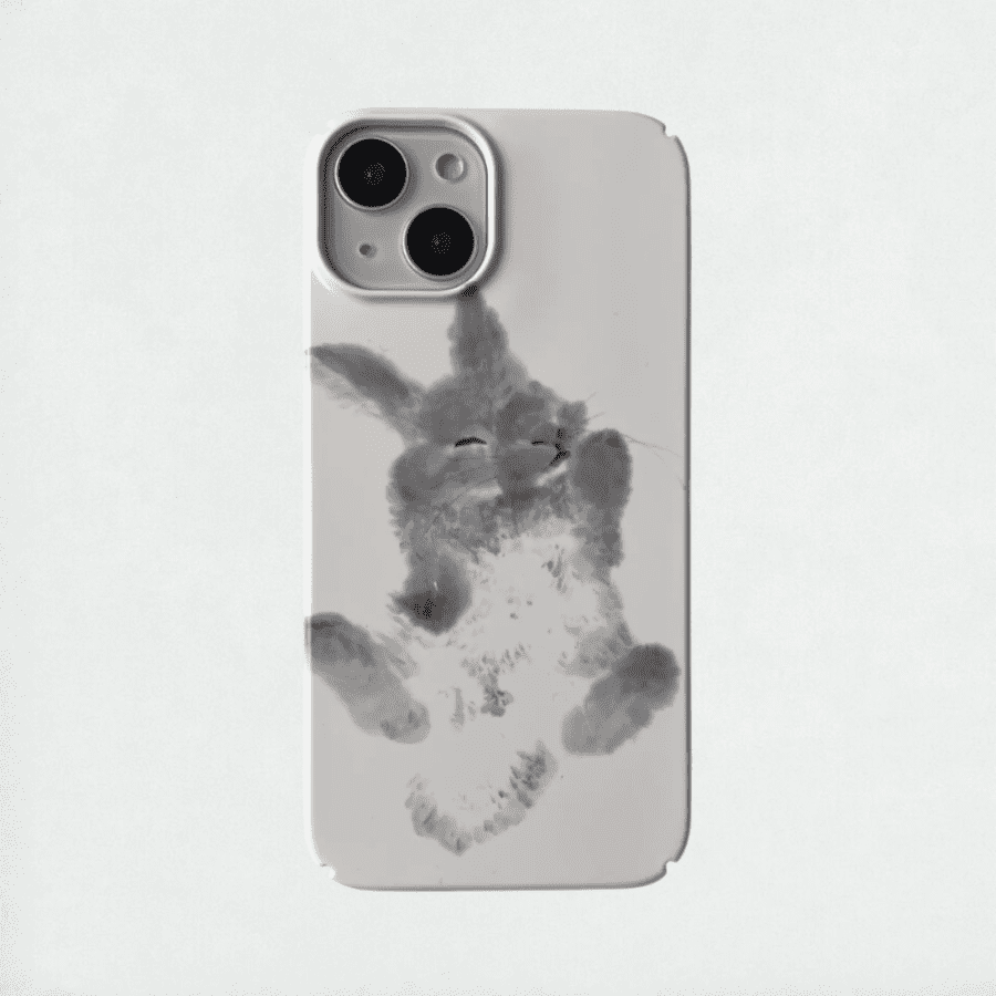 Bunny Illustration iPhone Case