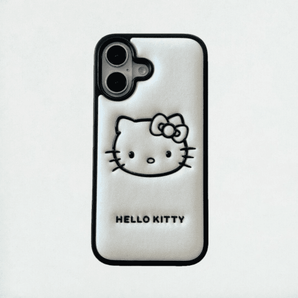 Hello Kitty Puffer iPhone Case - White Color
