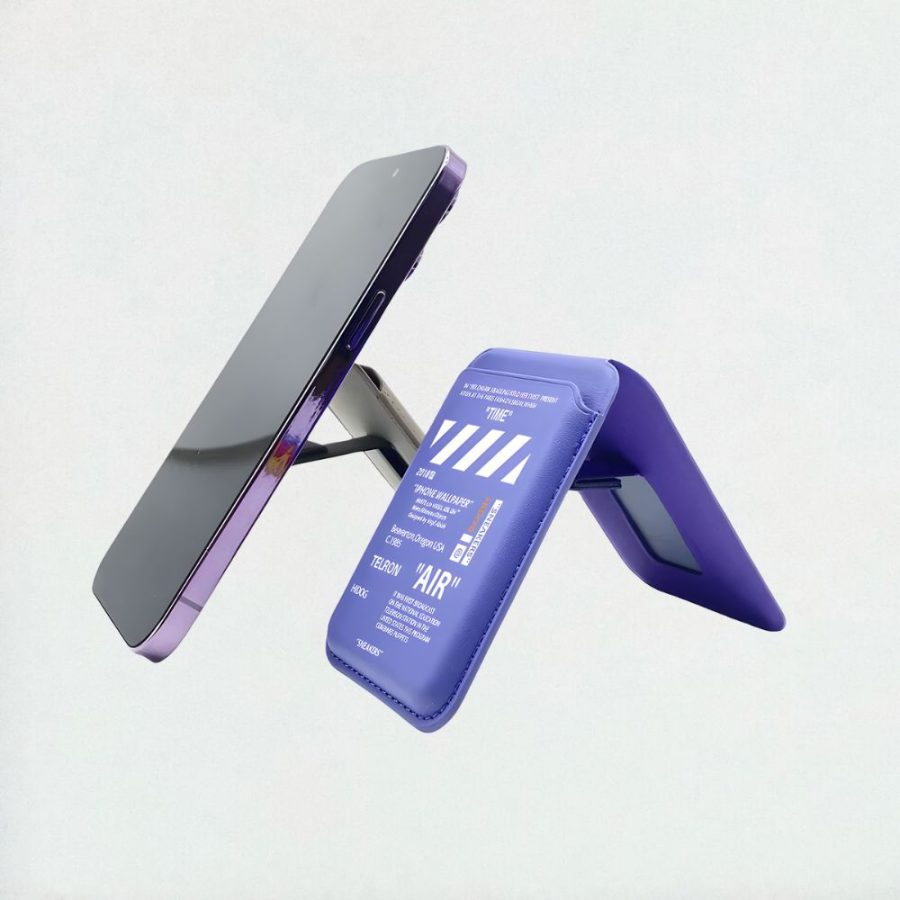 Off-White MagSafe Wallet - Purple