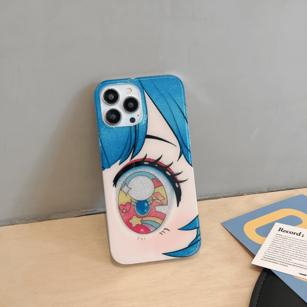 Cute Anime Girl’s Eye iPhone 15 Pro Max Case