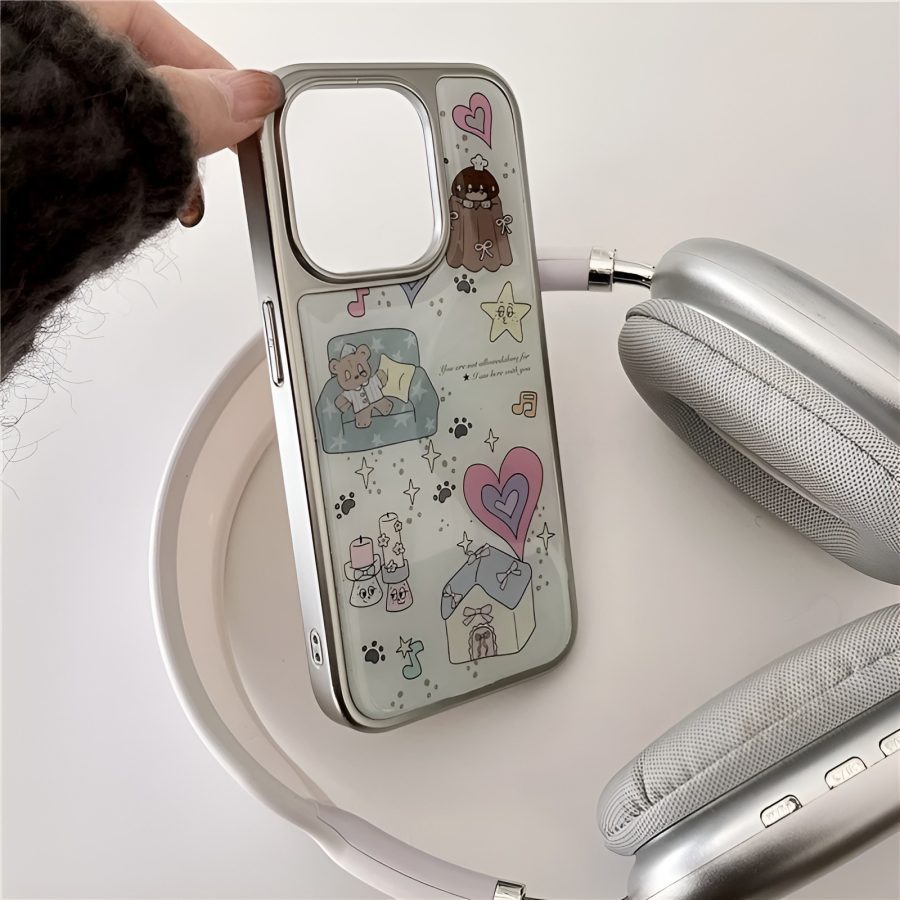 Playful Cartoon Artwork Phone Case - iPhone 14 Pro Max