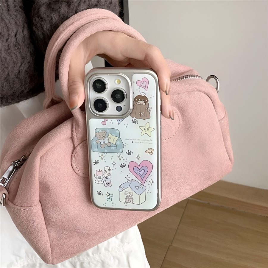 Playful Cartoon Artwork Phone Case - iPhone 15 Pro Max