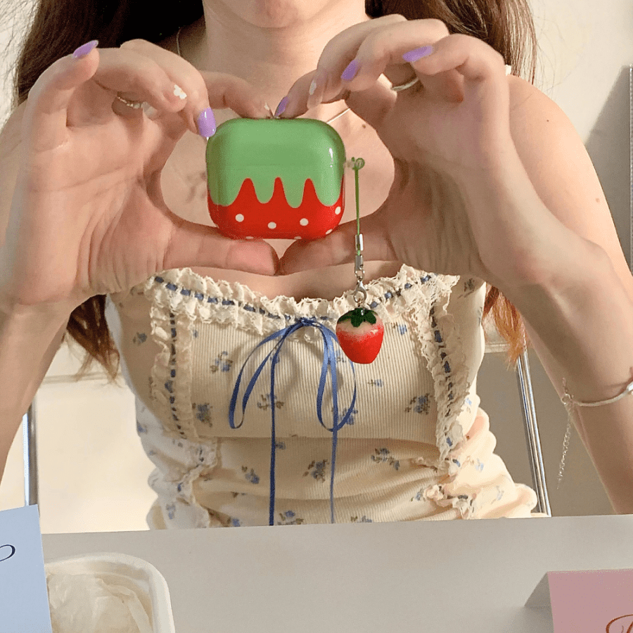 Red Strawberry AirPods Pro 2 Case