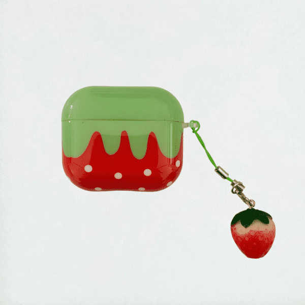Red Strawberry AirPods Pro Case