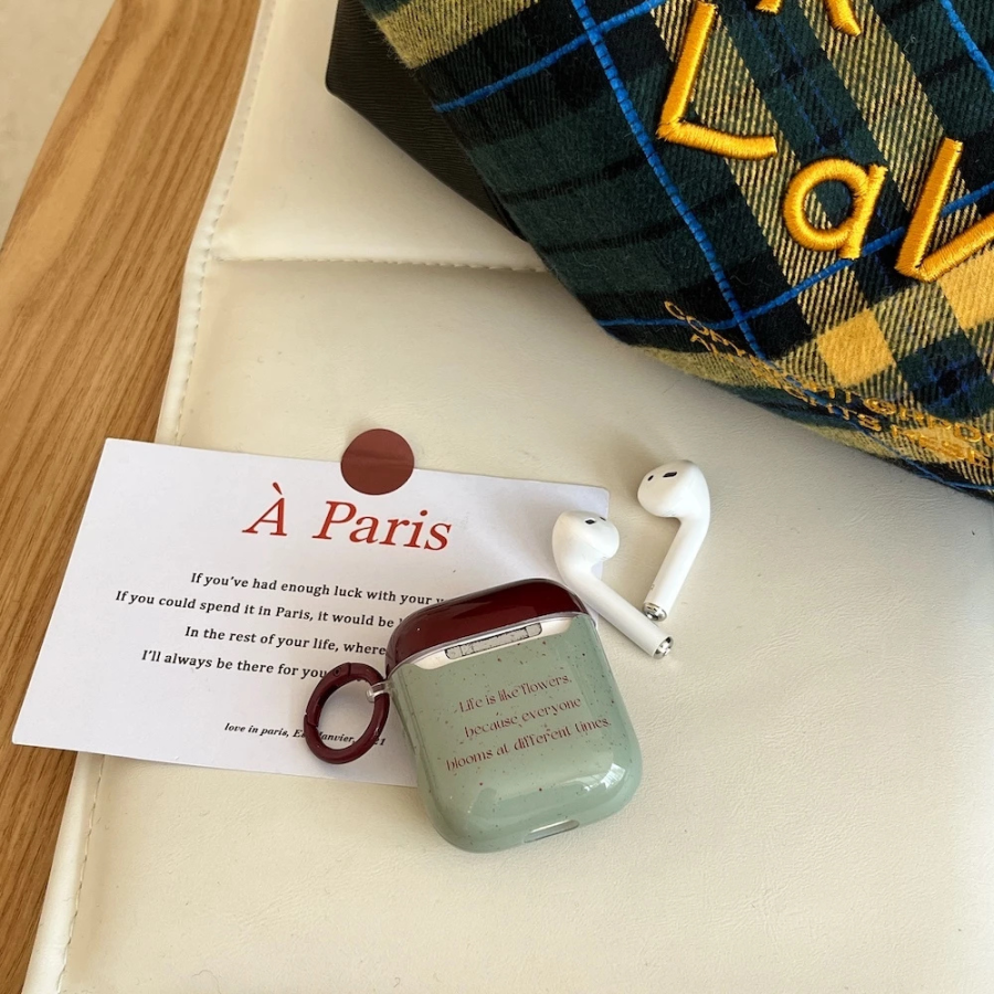 Green Quote Airpod Case