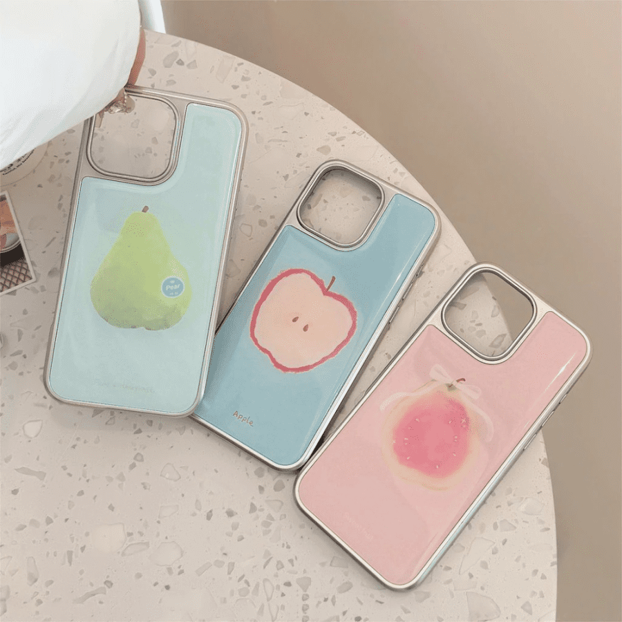 Sweet Fruit Pear & Fig & Apple iPhone Cases