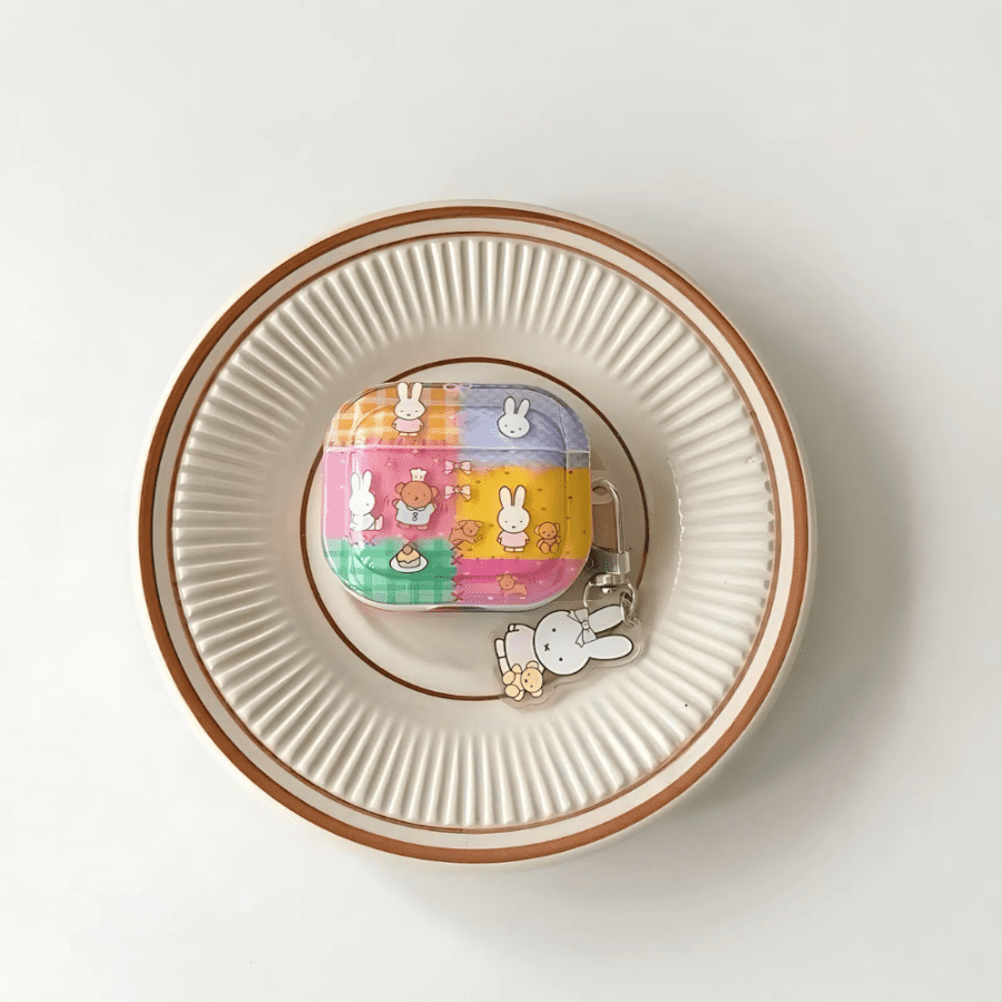Colorful Patchwork Miffy AirPods 3 and 4 Case