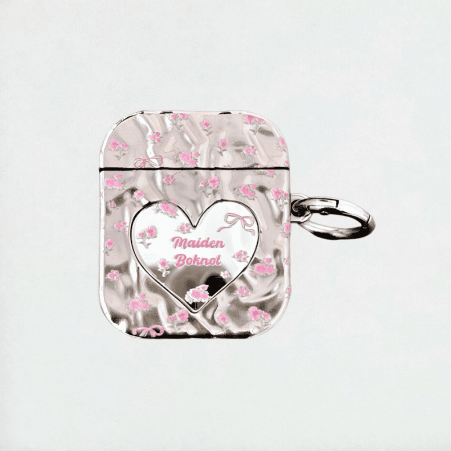 Cute Ditsy Pink Floral AirPods Case