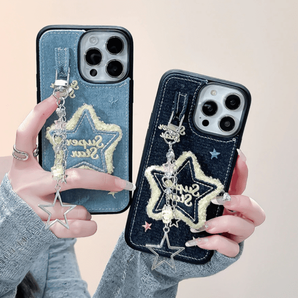 Denim Star iPhone Cases - iPhone 15 Pro Max