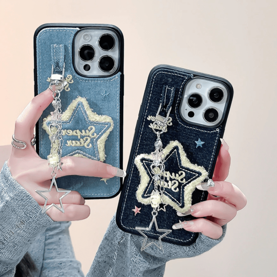 Denim Star iPhone Cases - iPhone 15 Pro Max