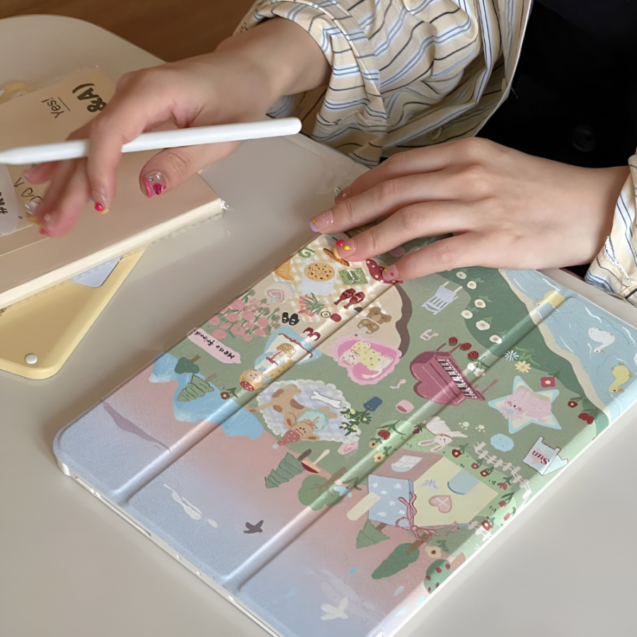 Aesthetic Cartoon Scenery iPad Pro Case