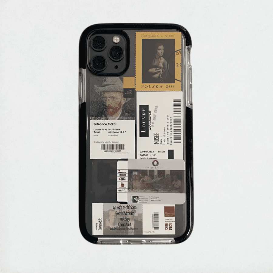 Artistic Collage Phone Case - Compatible with iPhones 7 to 16