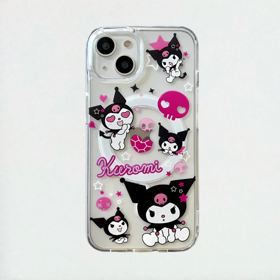 Sanrio Kuromi MagSafe iPhone 13, 14, 15,16 Case