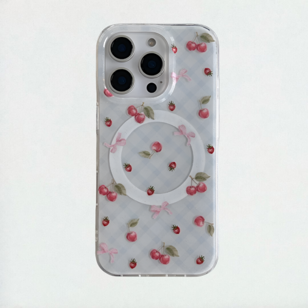 Cute Cherry MagSafe Phone Case - iPhone 16 Pro Max