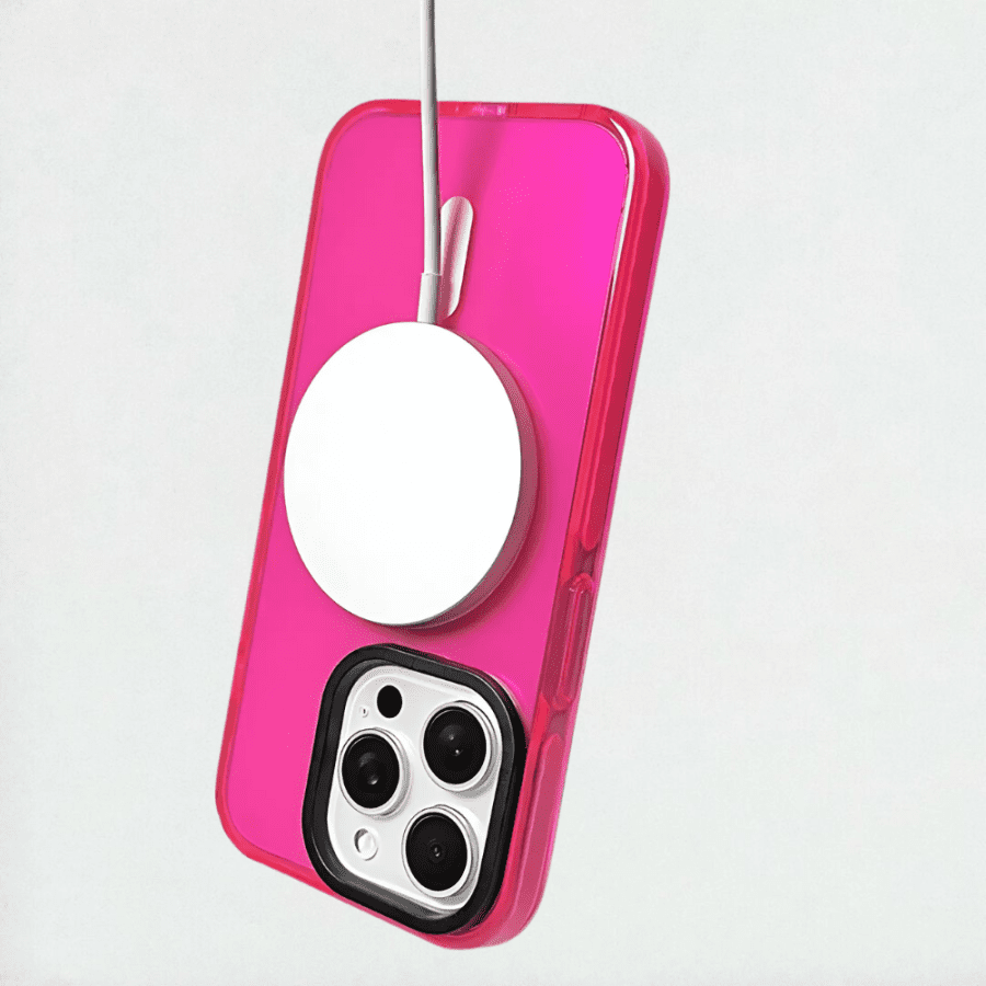 Pink MagSafe Protective iPhone Case