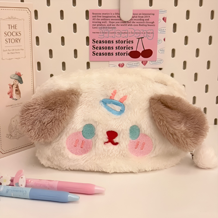 Puppy Plush Pencil Case