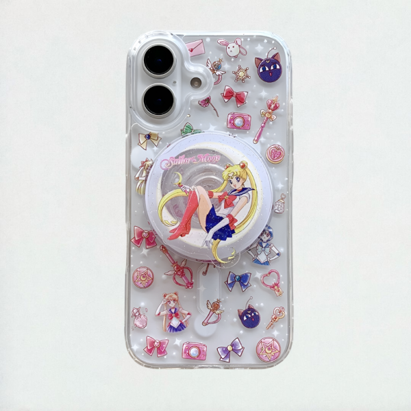 Sailor Moon MagSafe iPhone 16 Case With Phone Grip