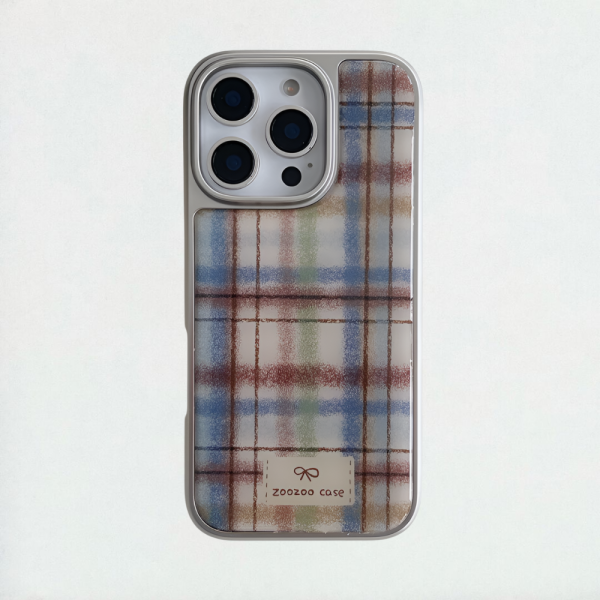 Vintage Plaid iPhone 16 Pro Max Case