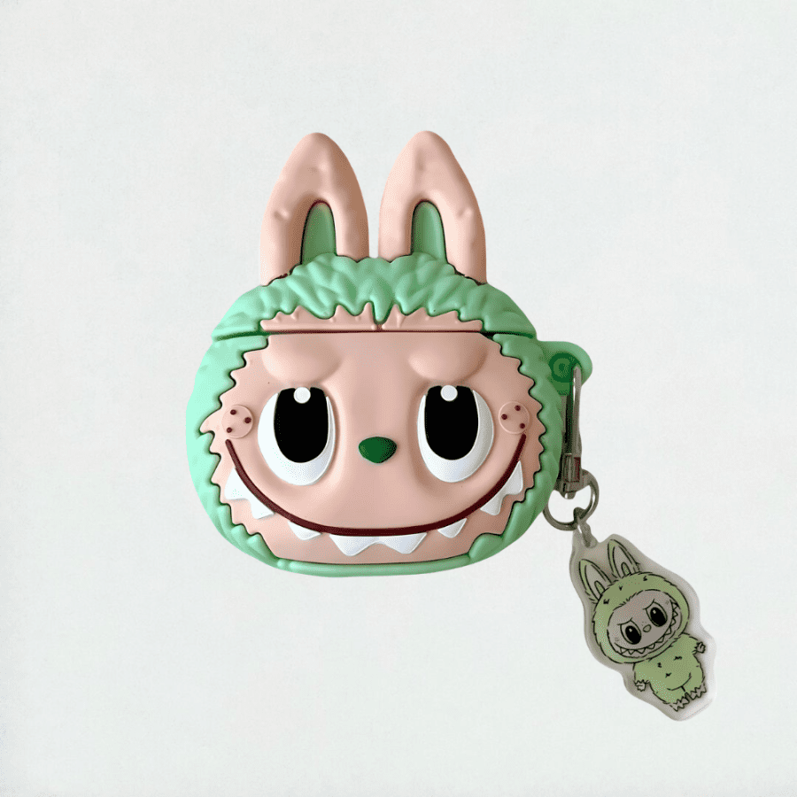 3D Labubu AirPods Case - Green
