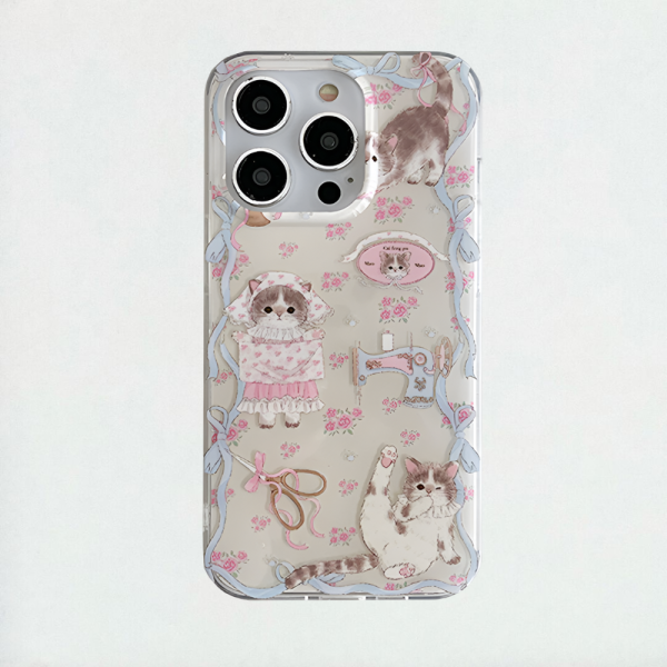 Aesthetic Cat iPhone 16 Pro Max Case