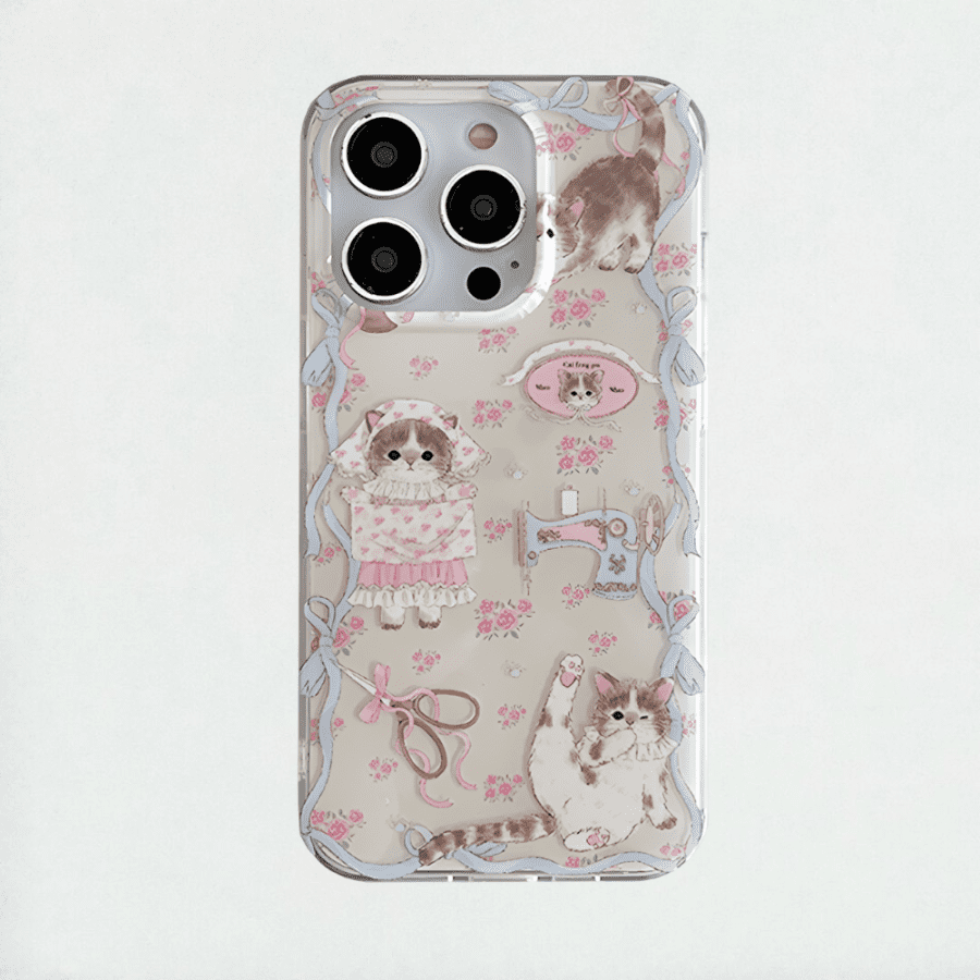 Aesthetic Cat iPhone 16 Pro Max Case