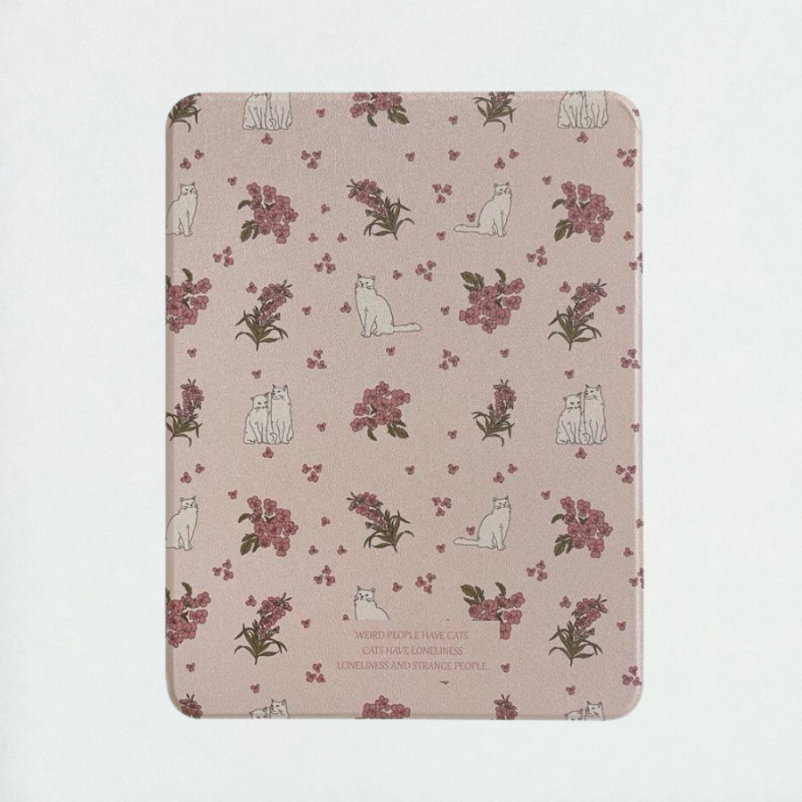 Floral Cat iPad 10th Generation Case