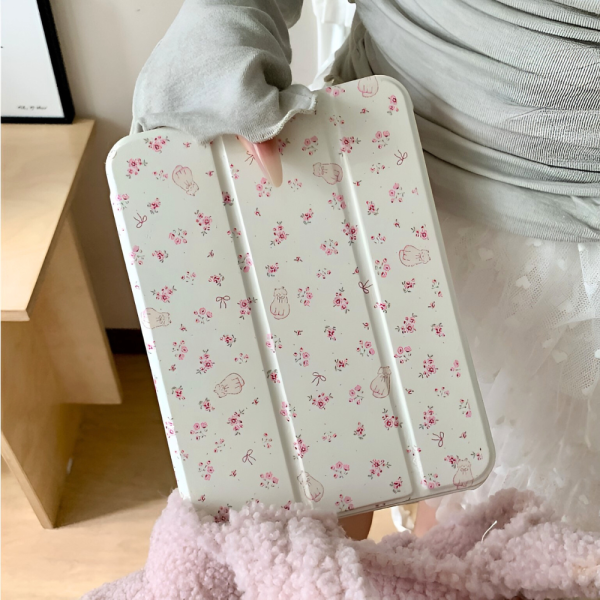 Ditsy Pink Wildflower iPad Air 4th and 5th Case