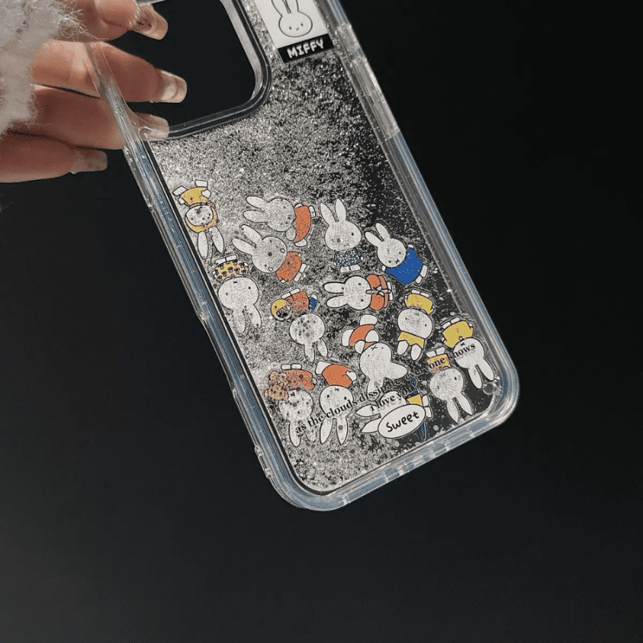 Miffy Glitter Phone Case - iPhone 15 Pro Max