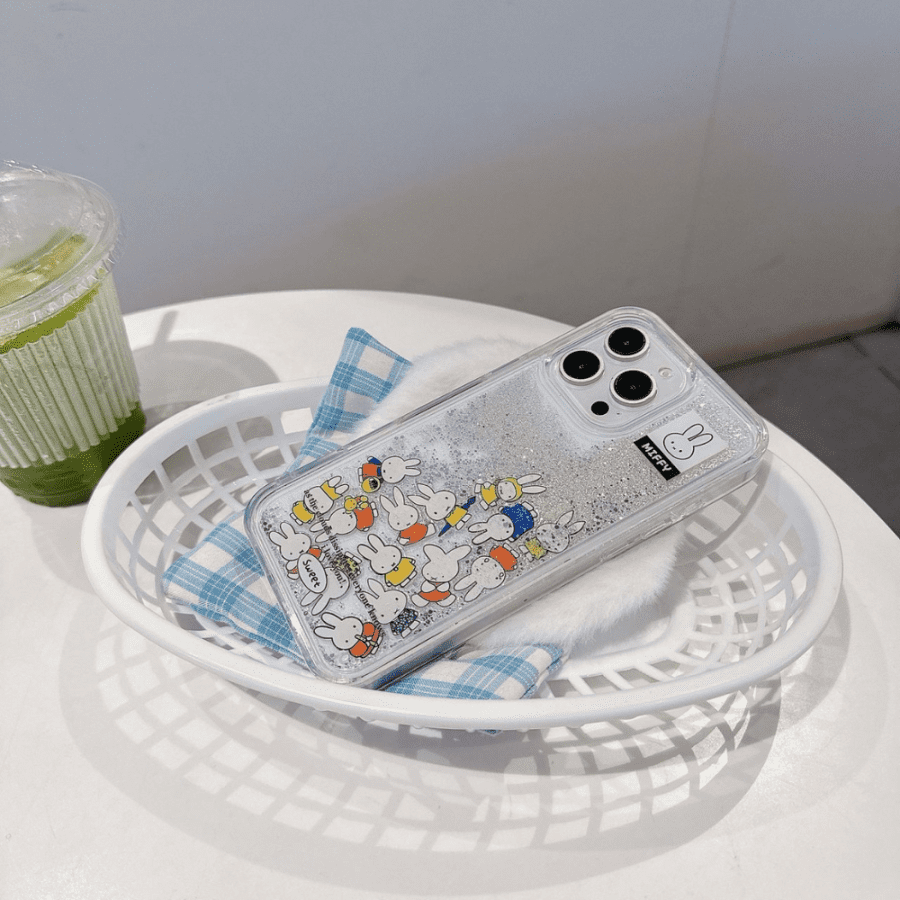Miffy Glitter Phone Case - iPhone 14 Pro Max